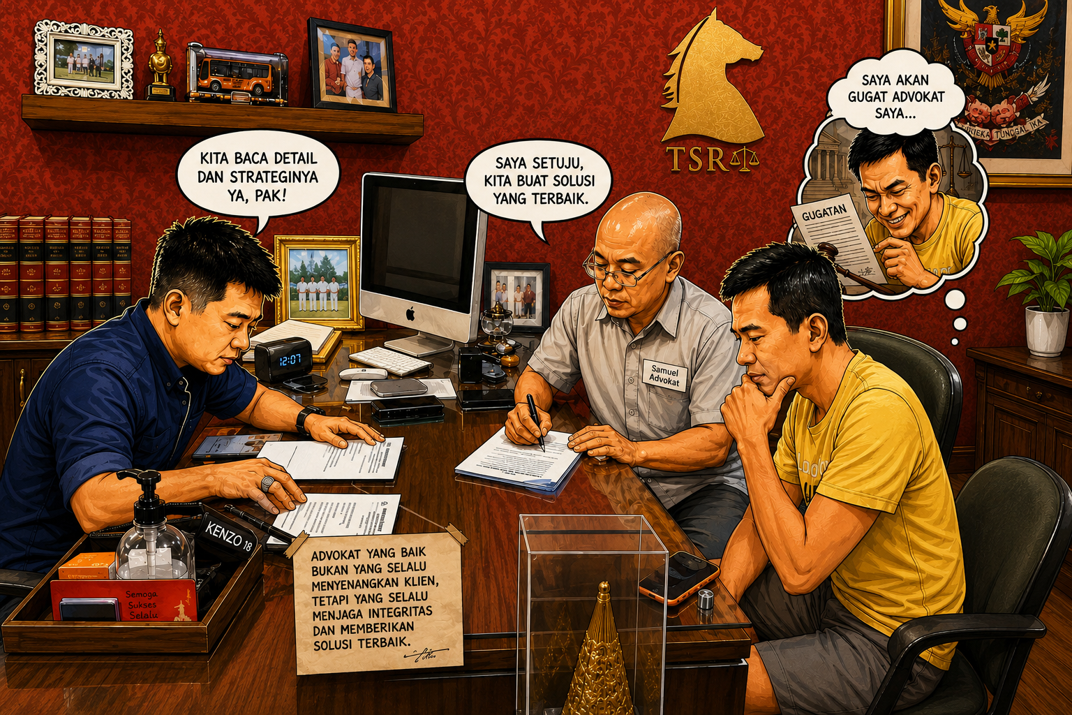 Musuh Terbesar Advokat Terkadang Adalah Kliennya Sendiri. Oleh: Dr. Teguh Suharto. Utomo, S.Psi., S.H., M.H., M.M., C.T.T.