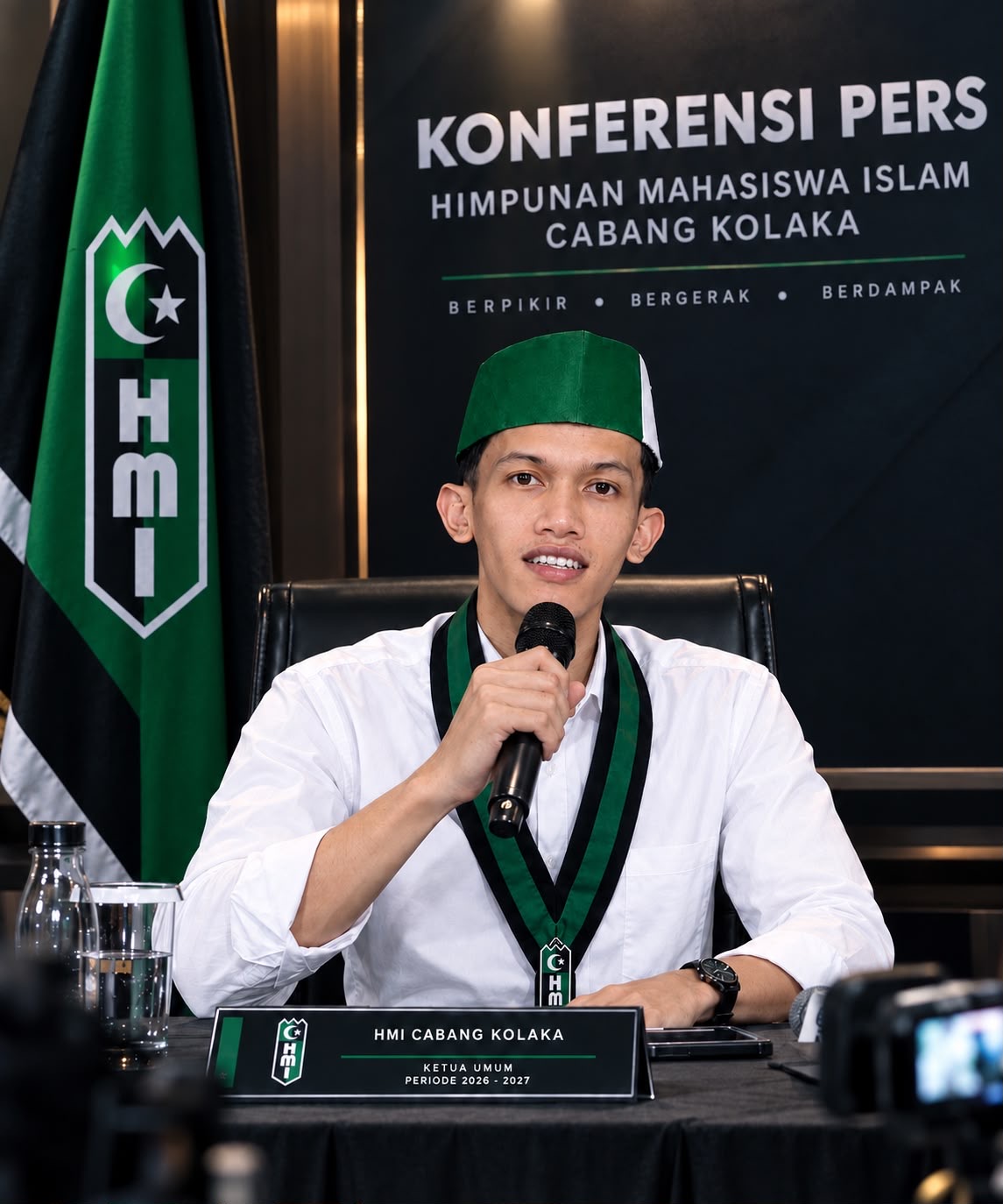HMI DESAK INSPEKTORAT DAN KEJAKSAAN NEGERI KOLAKA TINDAK LANJUTI TEMUAN BPK