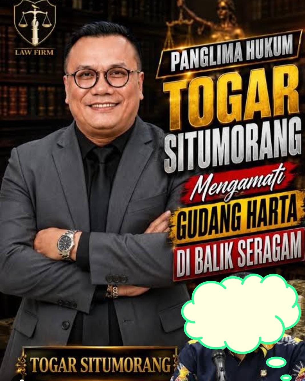 KASASI TOGAR DITOLAK, VONIS 3 TAHUN: Dr Teguh Suharto Utomo :  DEWAN KEHORMATAN JANGAN TUTUP MATA